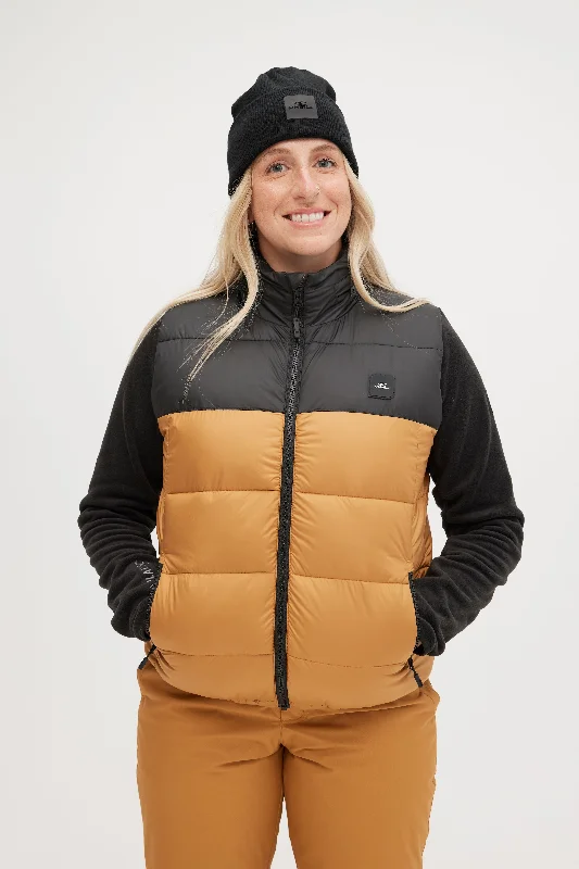 O'RIGINALS PUFFER VEST Elegant Checkered Vest