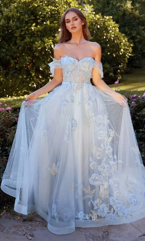Formal Long Dress A1246 By Andrea and Leo Crew Neckline Sporty