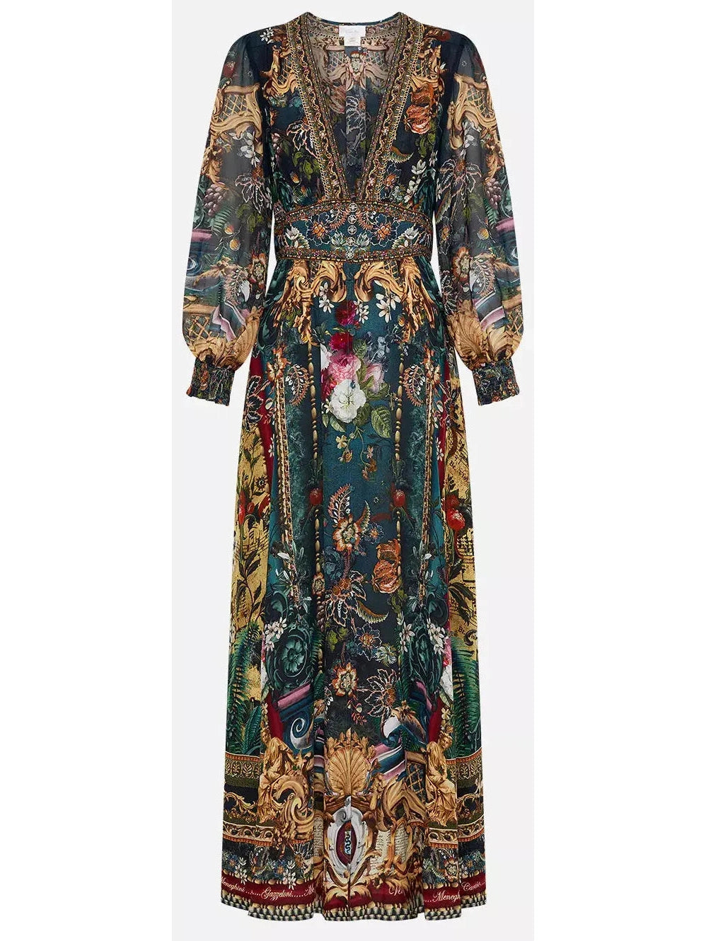 Button Dress with Shaped Waistband Tunics Cozy comfortable