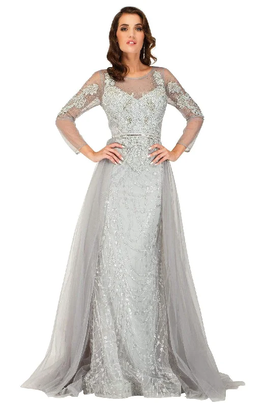 Cecilia Couture - 2110 Jewel Embellished Long Dress Maxi Flowy Bohemian