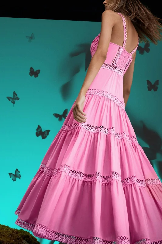 Charo Ruiz  Ardele Long Dress Shift Classic Vintage