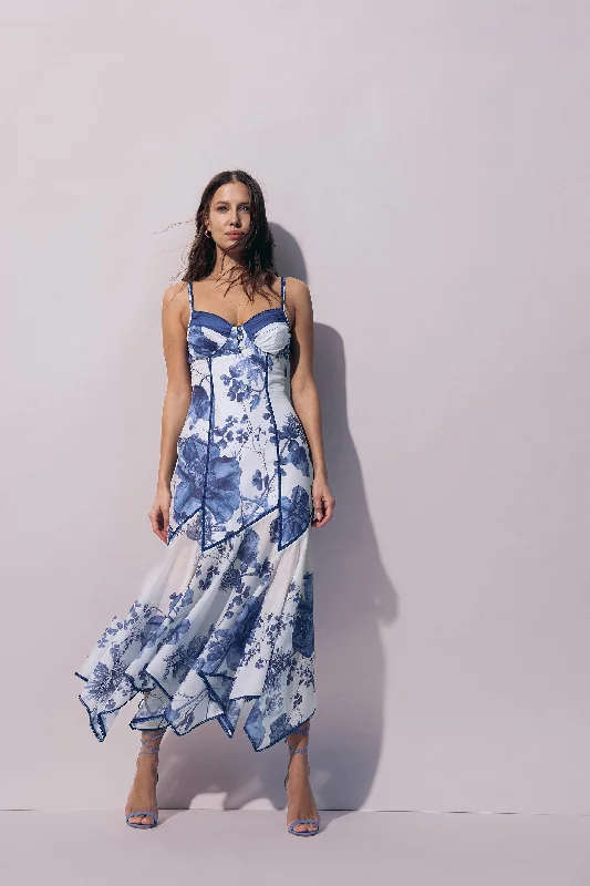 Charo Ruiz Leony Long Dress Tunics Handmade artisanal