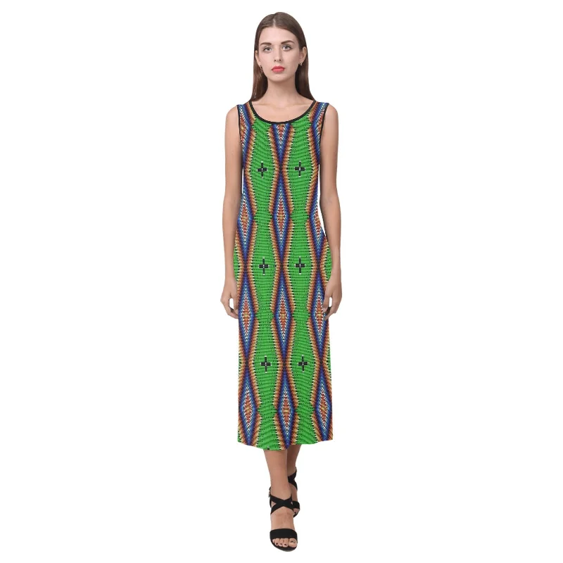 Diamond in the Bluff Lime Phaedra Sleeveless Open Fork Long Dress Tunics New arrival Diamond in the Bluff Lime Phaedra Sleeveless Open Fork Long Dress Tunics New arrival
