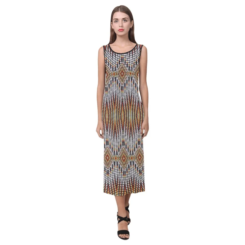 Fire Feather White Phaedra Sleeveless Open Fork Long Dress Tunics Trousers formal