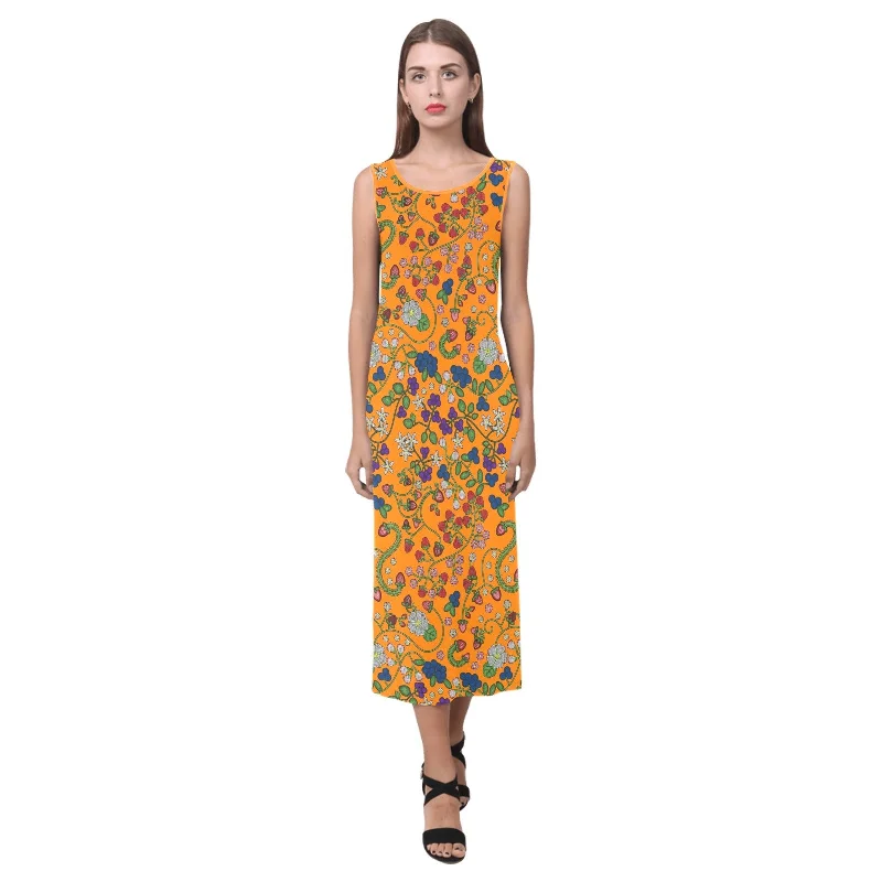Grandmother Stories Carrot Phaedra Sleeveless Open Fork Long Dress Tunics Luxurious premium Grandmother Stories Carrot Phaedra Sleeveless Open Fork Long Dress Tunics Luxurious premium