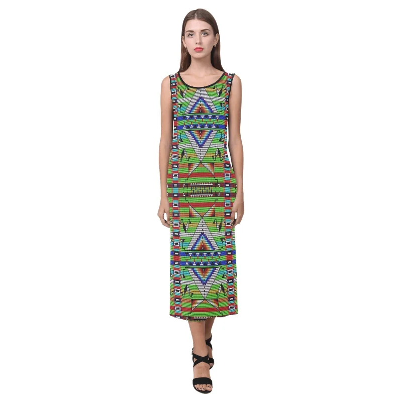 Medicine Blessing Lime Green Phaedra Sleeveless Open Fork Long Dress Tunics Long Elegant Medicine Blessing Lime Green Phaedra Sleeveless Open Fork Long Dress Tunics Long Elegant