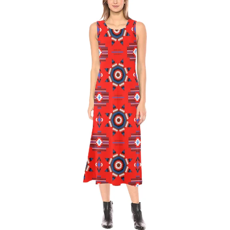 Rising Star Blood Moon Phaedra Sleeveless Open Fork Long Dress Tunics Review highly