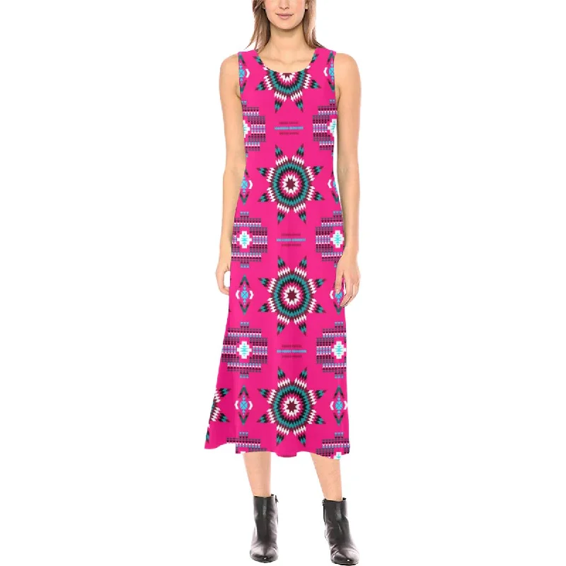 Rising Star Strawberry Moon Phaedra Sleeveless Open Fork Long Dress Tunics Timeless classic Rising Star Strawberry Moon Phaedra Sleeveless Open Fork Long Dress Tunics Timeless classic