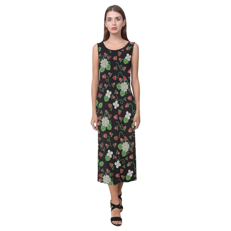 Strawberry Dreams Midnight Phaedra Sleeveless Open Fork Long Dress Tunics Brand named Strawberry Dreams Midnight Phaedra Sleeveless Open Fork Long Dress Tunics Brand named