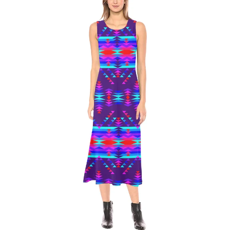Vision of Peace LG Phaedra Sleeveless Open Fork Long Dress Tunics Practical durable