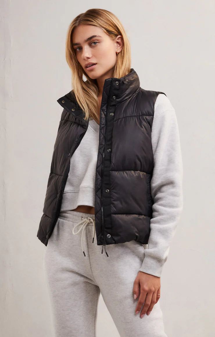 Just Right Puffer Vest Sleeveless Overcoat Vest