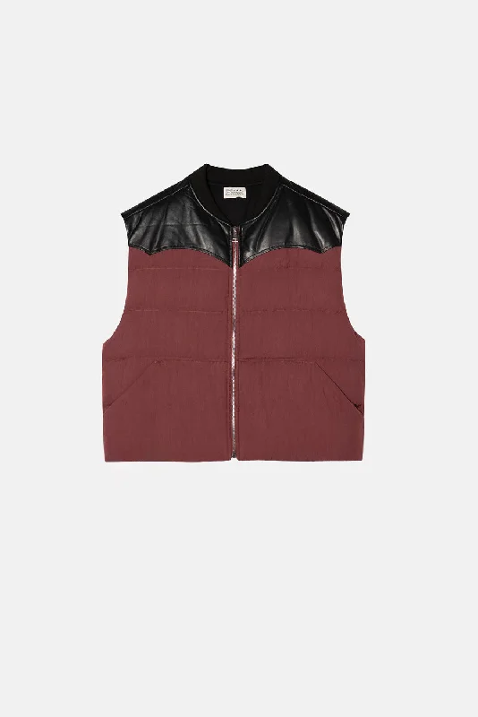 WESTERN PUFFER VEST Soft Brushed Vest
