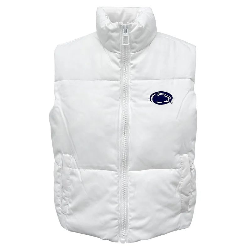 ZooZatz Ladies Crop Puffer Vest Classic Tailored Vest