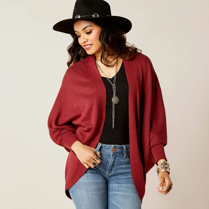 Ariat Women's Terra Cardigan Sweater Spandex Rayon Corduroy