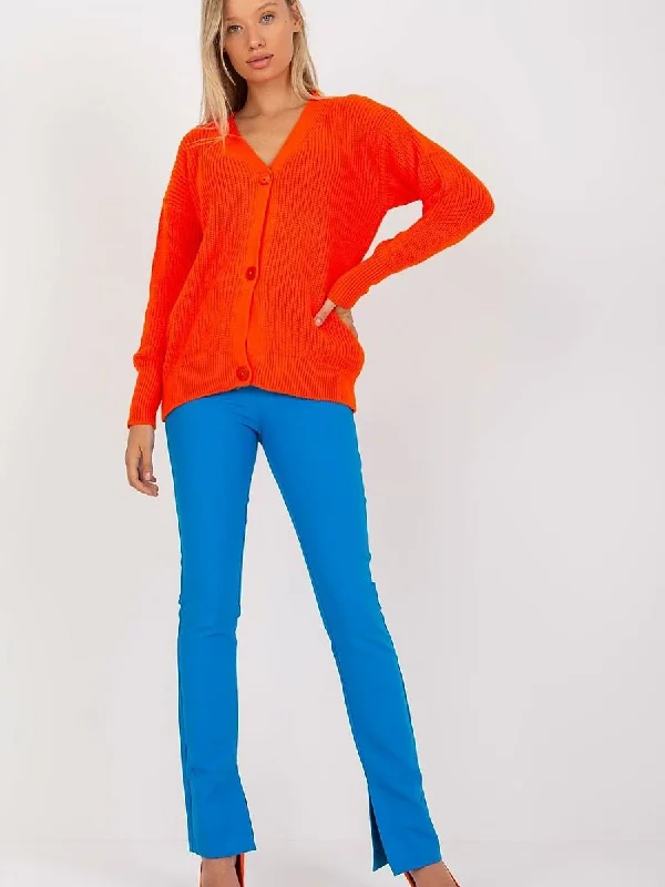 Cardigan Rue Paris Lace Blend Ribbed Blend Corduroy Blend