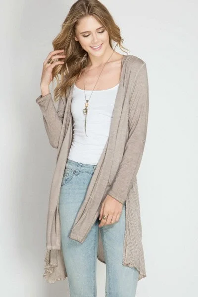 Mocha Cardigan Oversized Loose Flowy