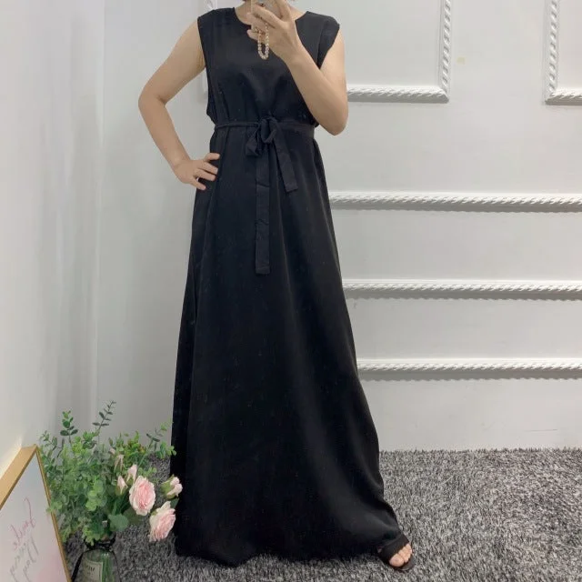 black inside dress