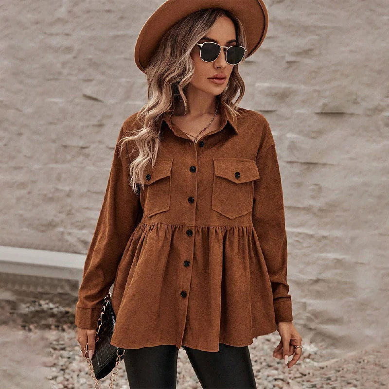 All-match Commute Long Sleeve Cardigan Top Slim Fit Regular Fit Oversized