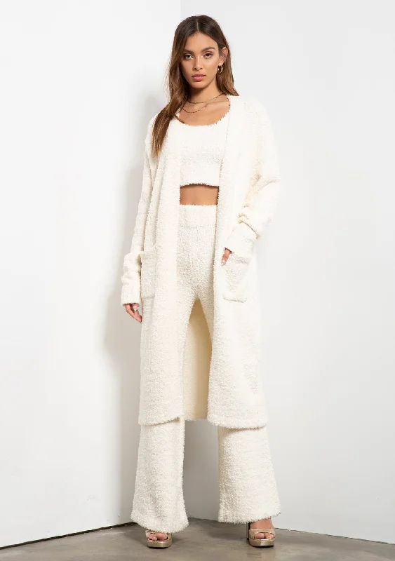 Lelia Cardigan - FINAL SALE Handmade Hand-knitted Hand-woven