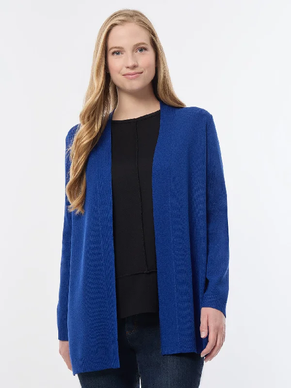 Open Front Icon Cardigan Casual Formal Business