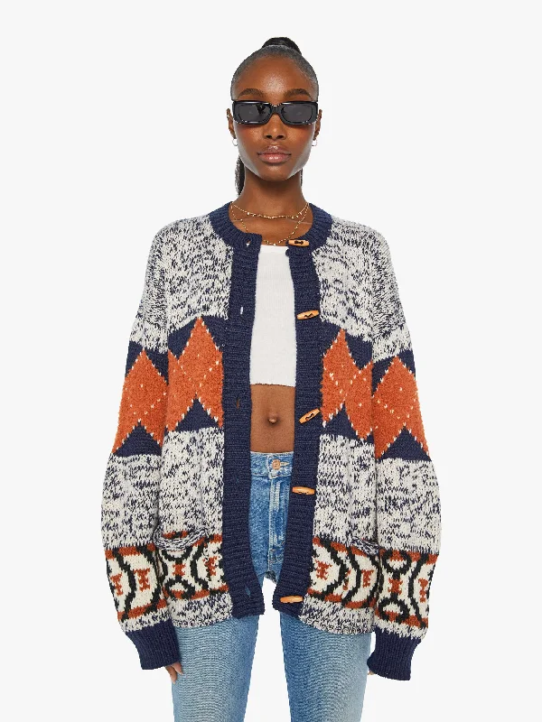 The Long Drop Cardigan - One Tile At A Time Sequined Glittery Shiny